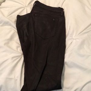 Joe’s Jeans waxed plum skinny jean size 28